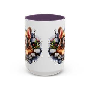 Charming Dog-Themed Coffee Mug, Perfect for Pet Lovers, Gift for Dog Owners, Cute French Bulldog Art, Ideal for Birthdays and Holidays