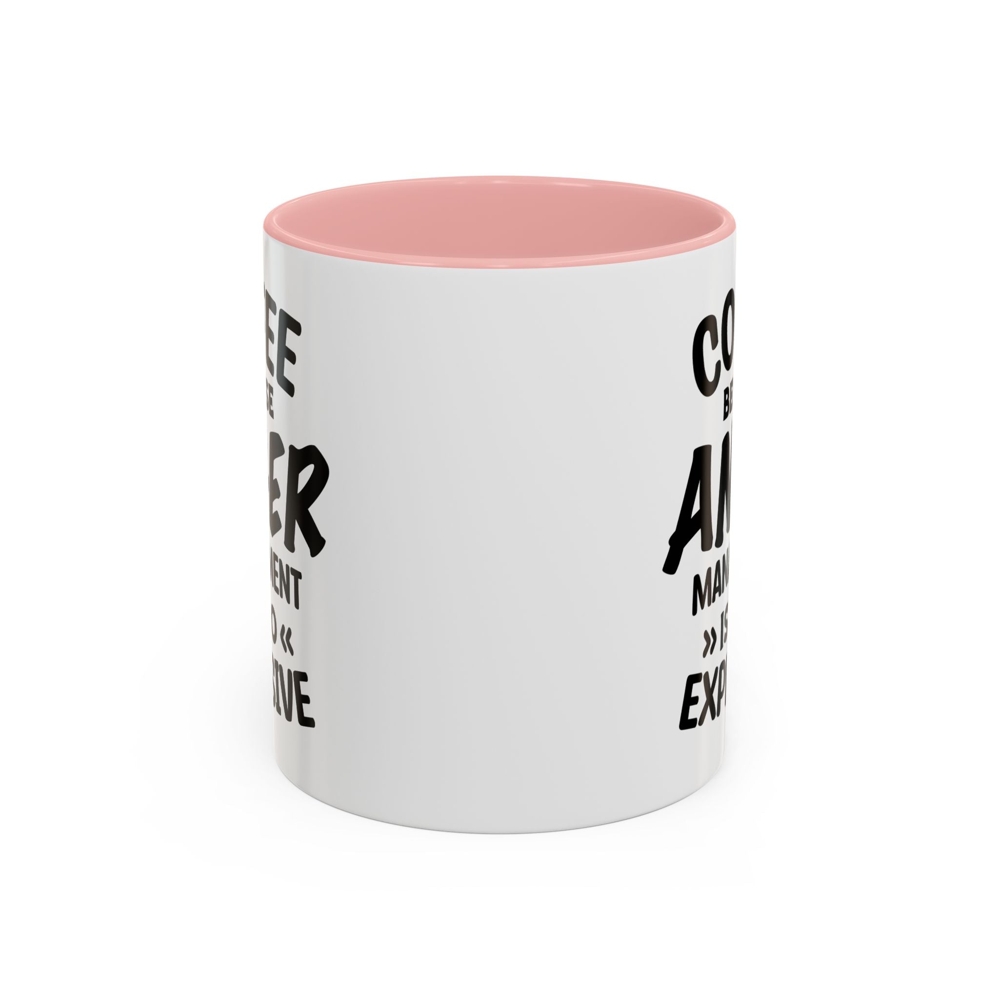 Funny Anger Management Coffee Mug, Gift for Coffee Lovers, Stress Relief, Black Accent, Humorous Cup for Friends, Office Humor, Funny Gifts