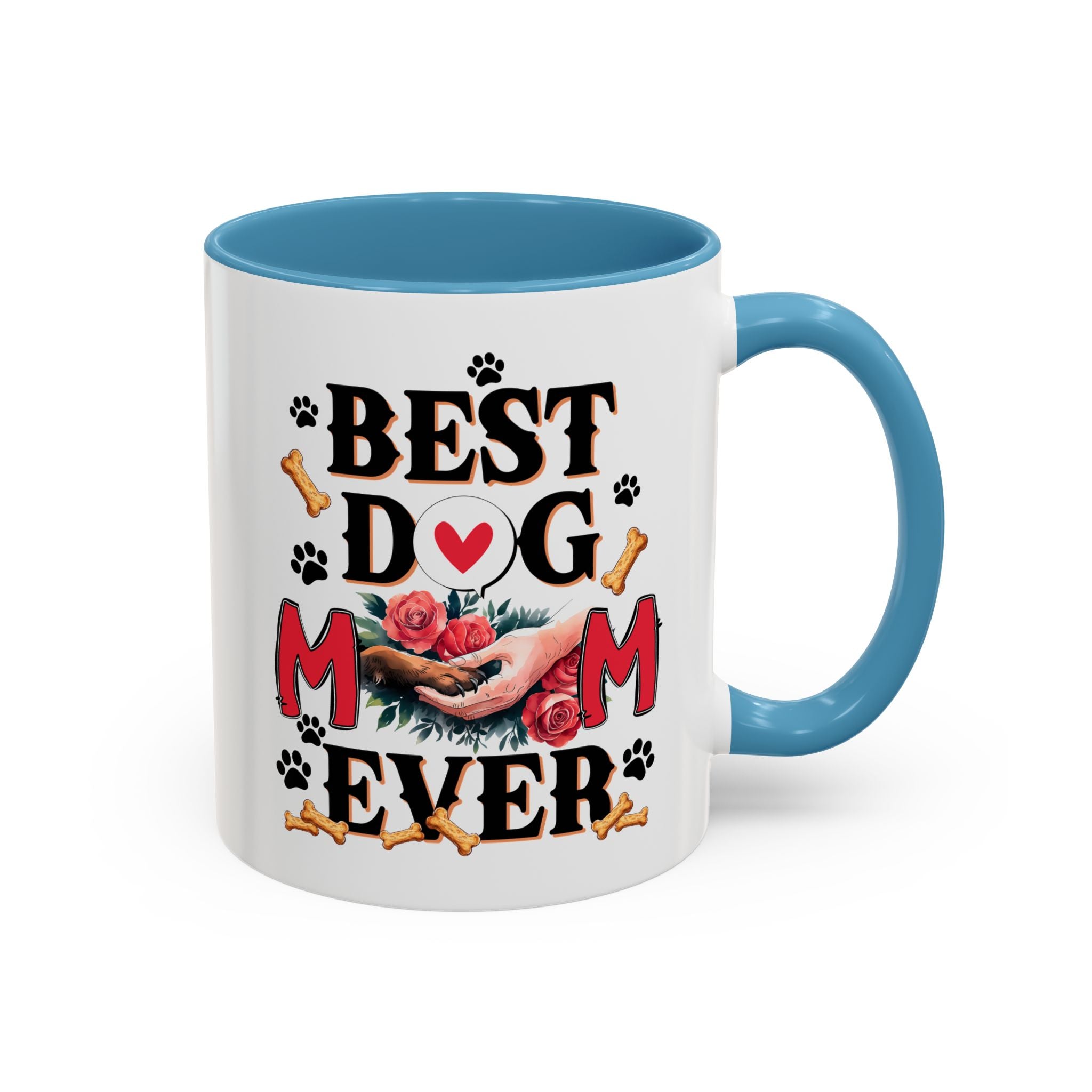 Best Dog Mom Ever Coffee Mug - Perfect Gift for Dog Lovers, Pet Moms, Animal Lovers, Dog-Themed Kitchen Decor, Best Friend Gift