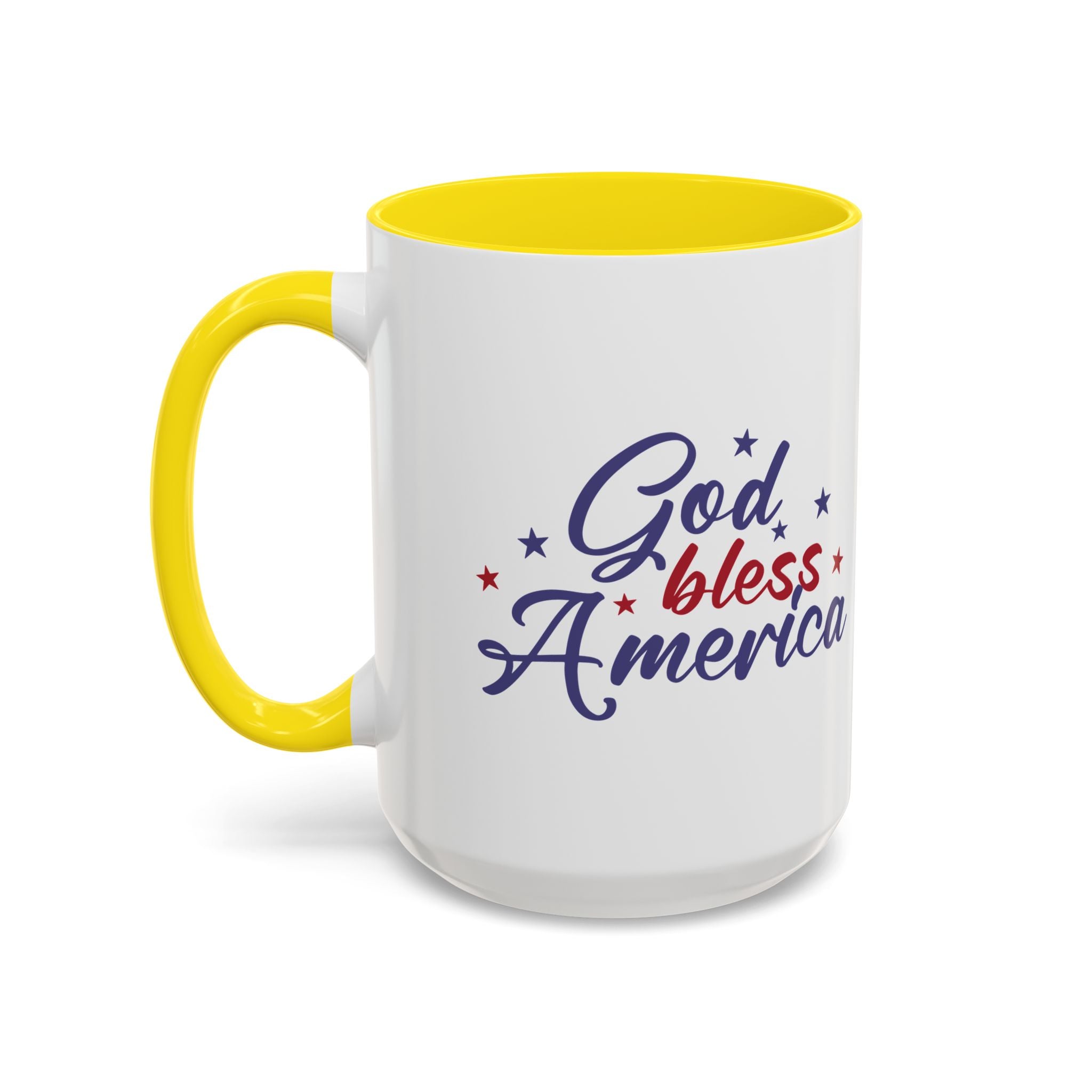 Patriotic Coffee Mug - God Bless America Design