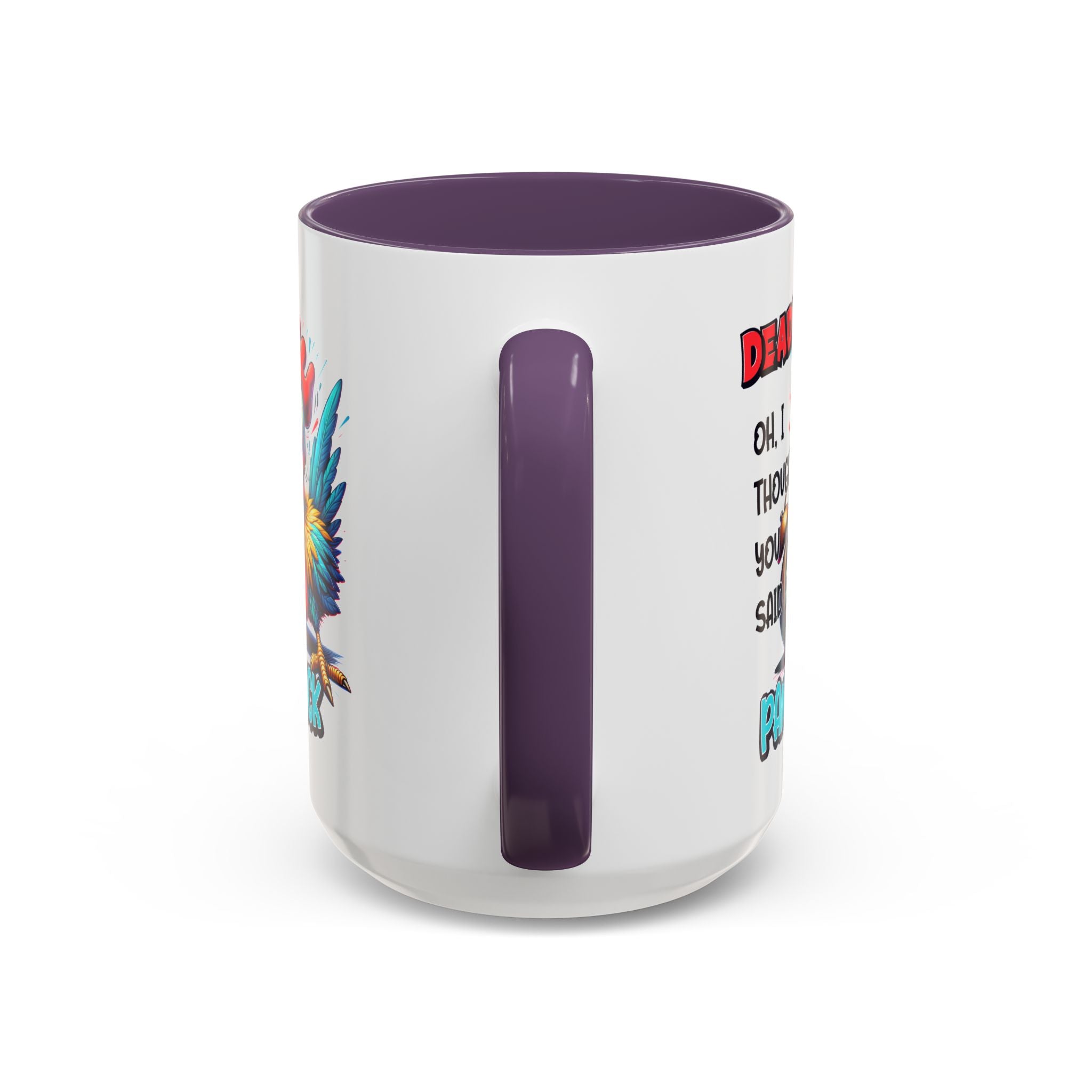 Funny Panic Attack Coffee Mug, Quirky Rooster Mug for Stress Relief, Gift for Teachers, Office Humor, Coworker Gift, Fun Coffee Cup