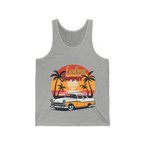 endless summer retro beach Unisex Jersey Tank by mrdragonsfire
