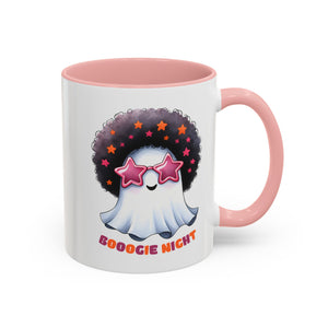 Groovy Ghost Coffee Mug - Fun, Whimsical Mug for Halloween, Parties, Gift for Friends, Unique Home Decor, Boogie Night