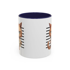 Funny cat bad attitude Accent Coffee Mug, 11oz animal lover gift
