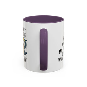 Funny Accent Coffee Mug for Sarcastic Coffee Lovers - "I'm Not Responsible for What My Face Does When You Talk"