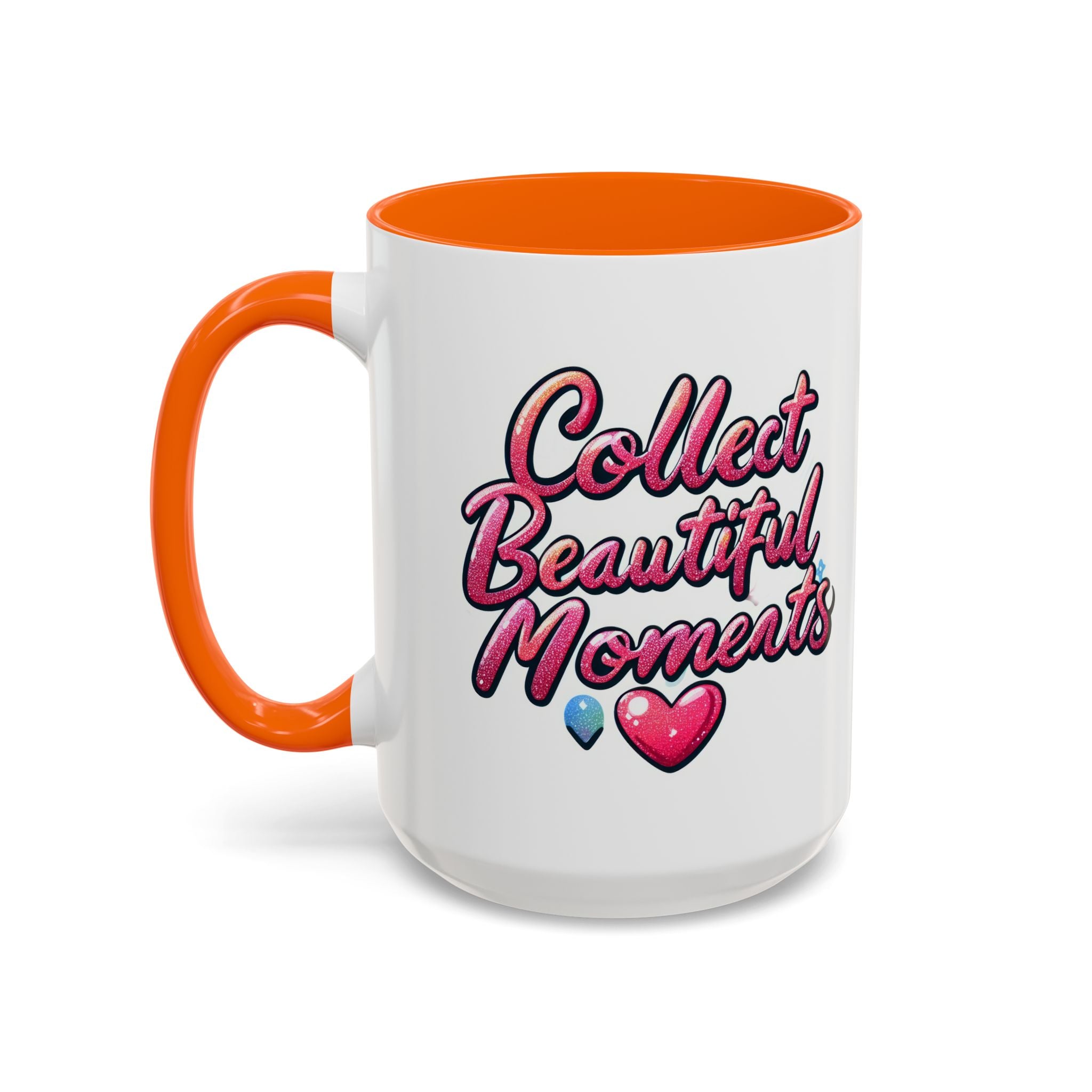 Collect Beautiful Moments Coffee Mug - 11oz & 15oz positive vibe love heart cup