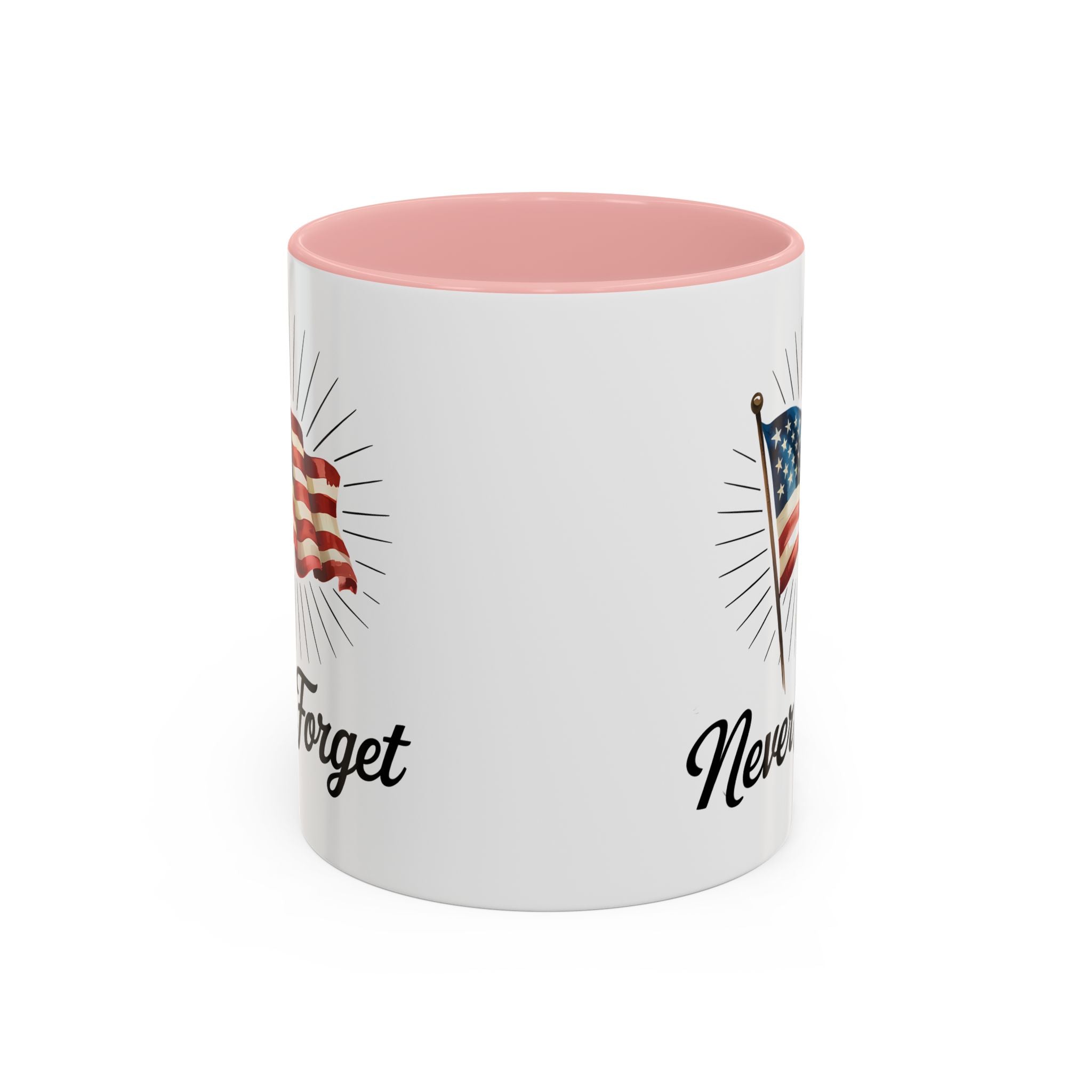Patriotic Never Forget Coffee Mug - 11oz & 15oz USA flag