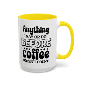 Coffee Lovers Mug - Funny Quote Ceramic Drinkware, Ideal for Gift, Kitchen Decor, Birthday, Coffee Break, Daily Motivation