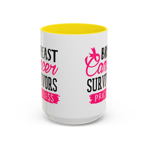 Breast Cancer Survivors Coffee Mug, Inspirational Cancer Gift, Supportive Awareness Mug, Gift for Survivors, Encouraging Morning Coffee
