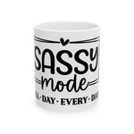 Sassy Mode coffee Mug - Perfect Gift for Coffee Lovers, Sassy Friends, or Fun Home Decor,