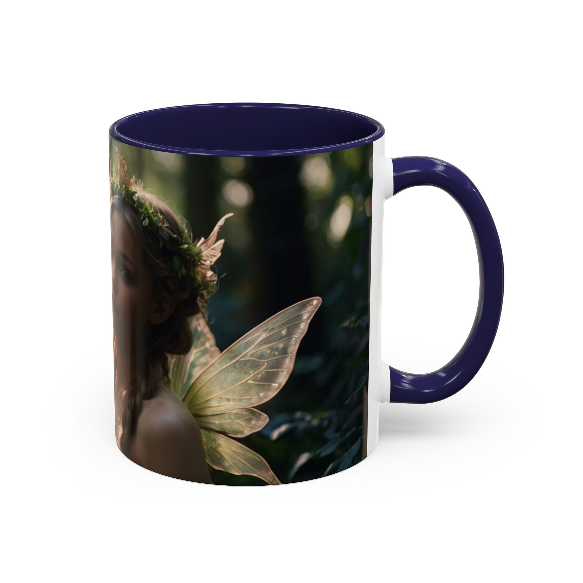 Fairy Forest Accent Coffee Mug - Enchanting Design for Nature Lovers