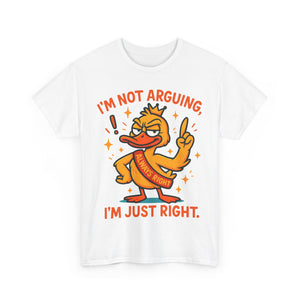 Funny attitude always right Tee, Casual Wear, Gift for Friends, Humor T-Shirt,  Loungewear, Birthday Gift
