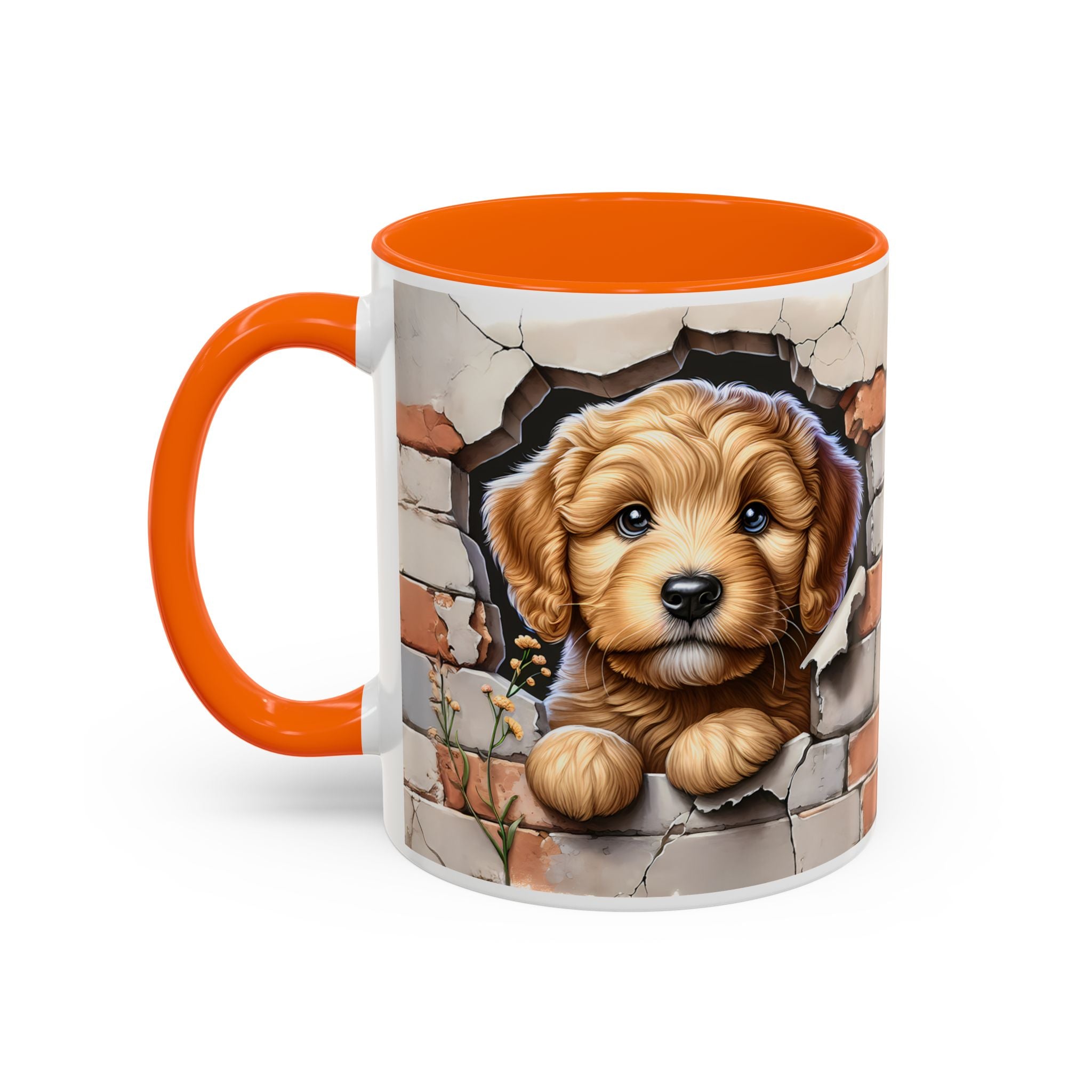 Cute Dog Accent Coffee Mug - Perfect Gift for Pet Lovers, Animal Lovers, Home Decor, Coffee Lovers, Unique Kitchenware