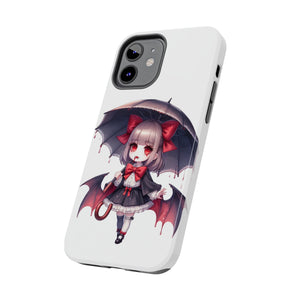vampire girl horror art Tough Phone Cases