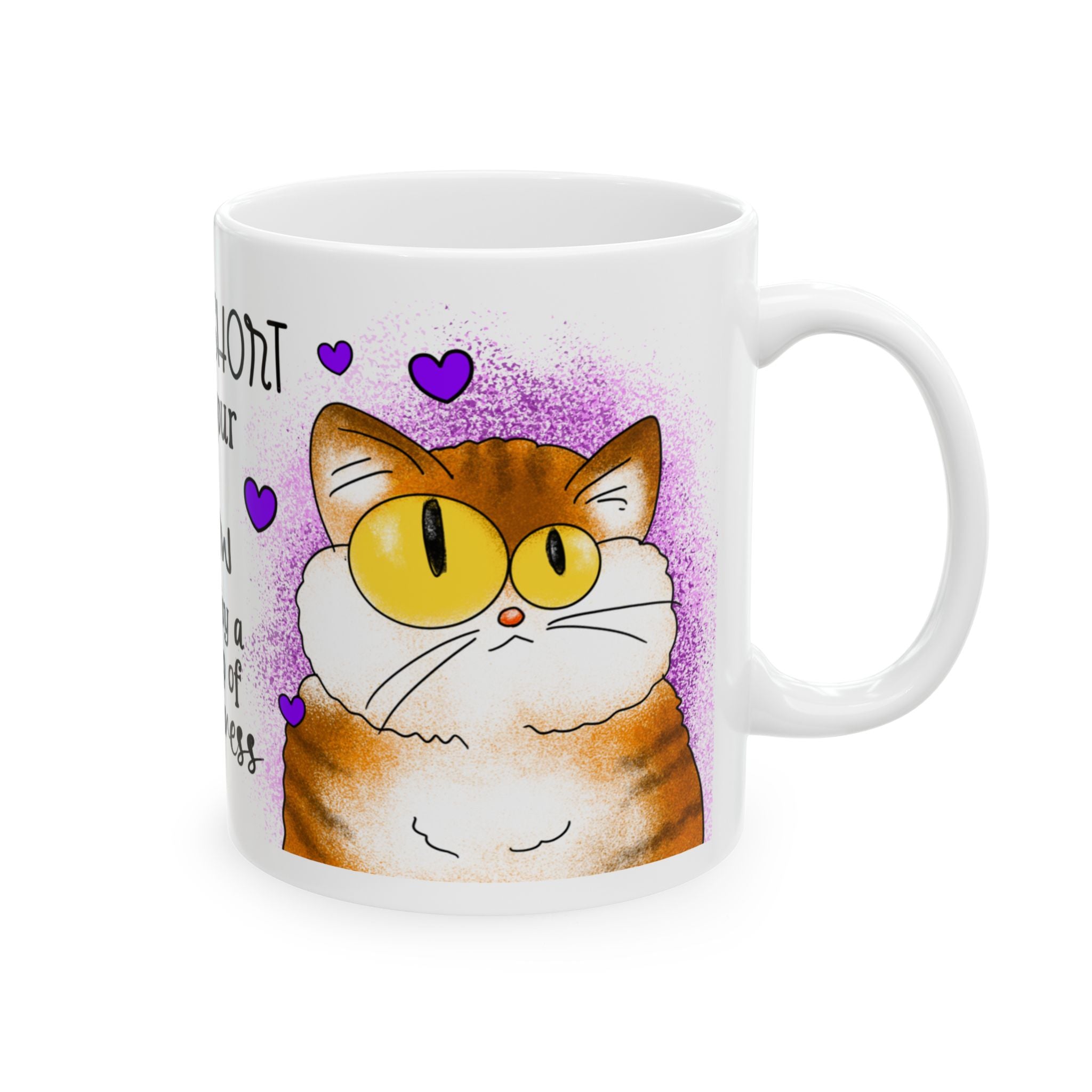 Cute Cat coffee Mug, Animal Lover Gift, Coffee Cup, Pet-Themed Drinkware, Cat Mom Present
