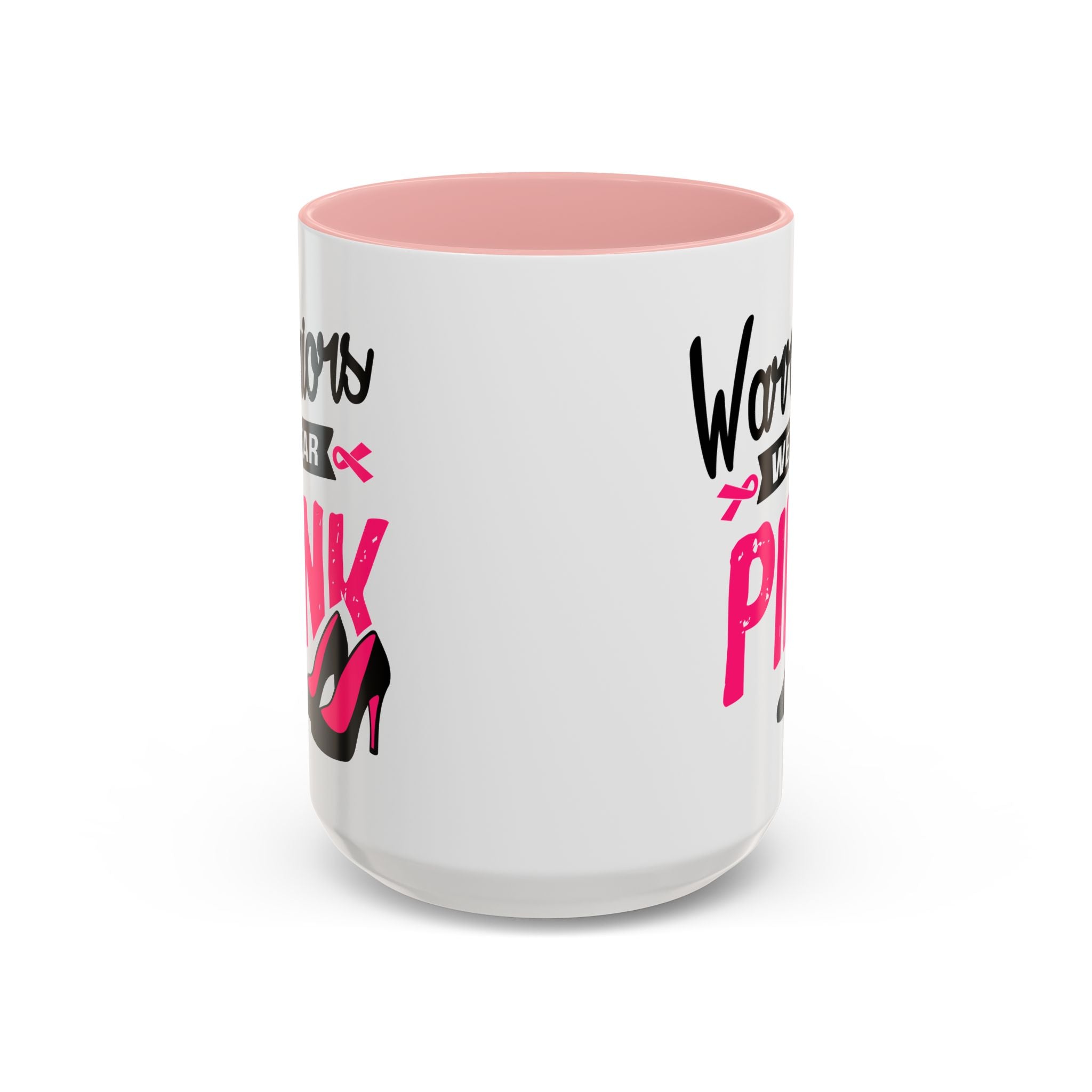 Breast Cancer Awareness Coffee Mug, Inspirational Gift, Warrior Mug, Pink Ribbon Awareness, Supportive Beverage Cup
