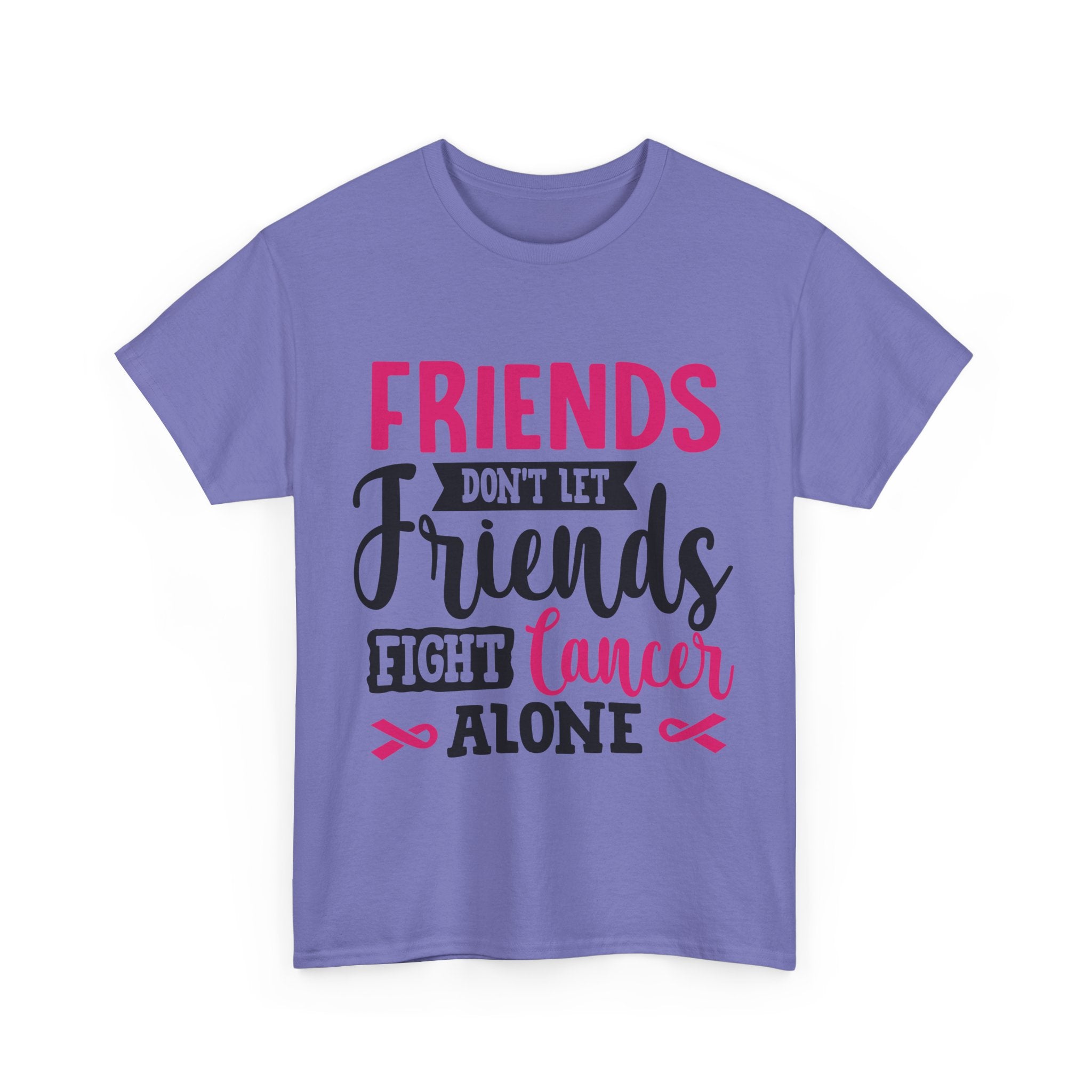 Unisex Cancer Awareness Tee, Support Friends, Fight Cancer Together, Inspirational Gift, Awareness Event Shirt