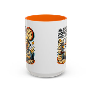 Funny Office Duck Coffee Mug | Perfect Gift for Office Workers, Desk Jokes, Humor, Funny Barista Mug, Creative Gift Idea