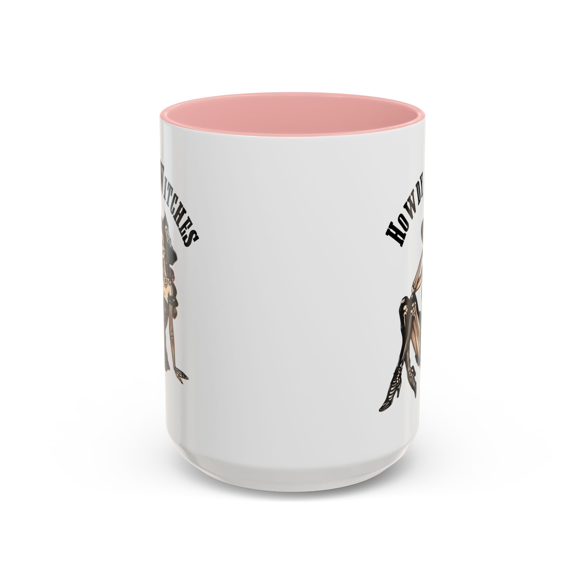 Howdy Witches Coffee Mug - Spooky Halloween Mug, Gift for Witches, Witchy Decor, Gothic Coffee Cup, Skeleton Design