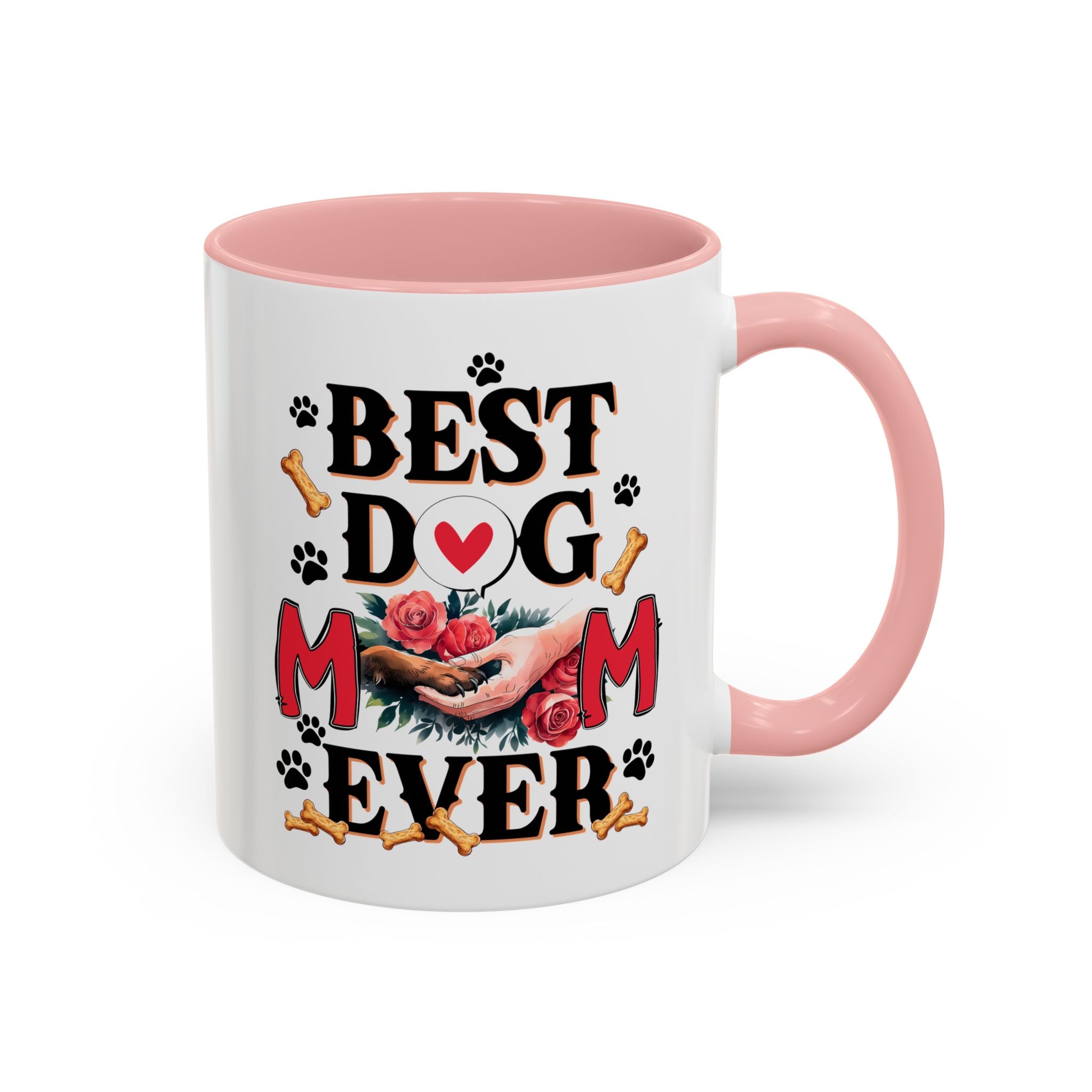 Best Dog Mom Ever Coffee Mug - Perfect Gift for Dog Lovers, Pet Moms, Animal Lovers, Dog-Themed Kitchen Decor, Best Friend Gift