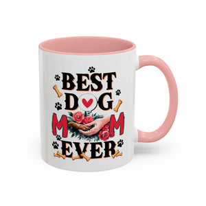 Best Dog Mom Ever Coffee Mug - Perfect Gift for Dog Lovers, Pet Moms, Animal Lovers, Dog-Themed Kitchen Decor, Best Friend Gift