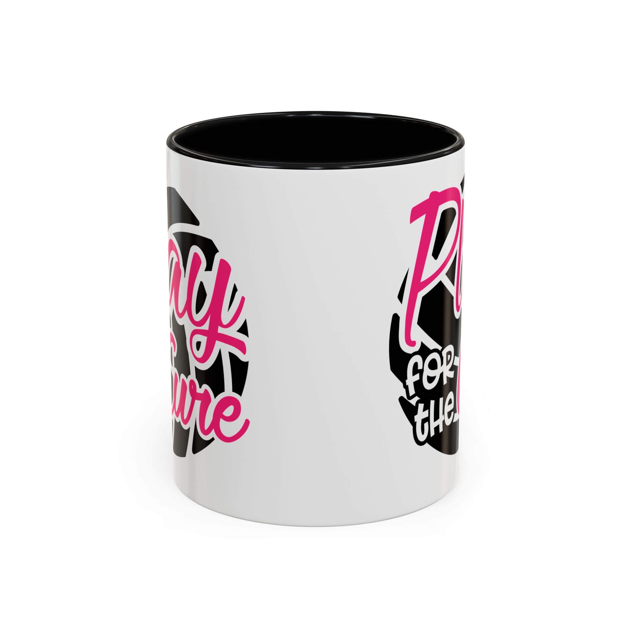 Volleyball  Coffee Mug, Play for the Cure Cup, Sports Gift , Athletes, Cancer Awareness, Inspirational Mug