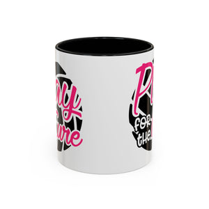 Volleyball  Coffee Mug, Play for the Cure Cup, Sports Gift , Athletes, Cancer Awareness, Inspirational Mug