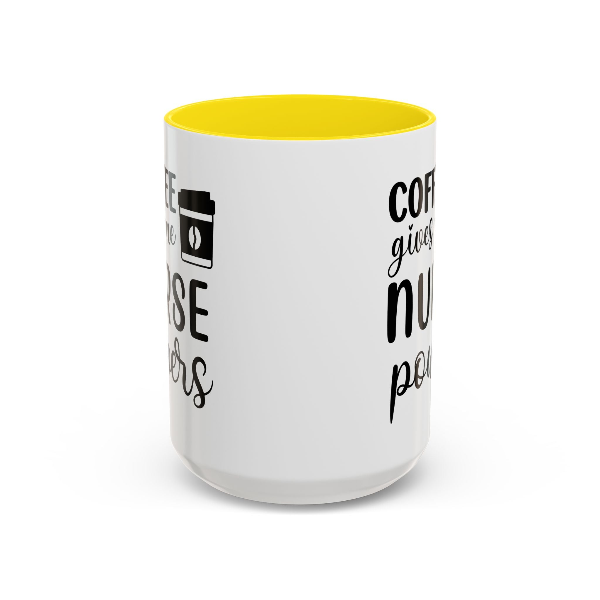 Nurse Coffee Mug, Funny Gift for Nurses, Coffee Lover's Mug, Black Accent Tea Cup, Motivational Nurse Gift