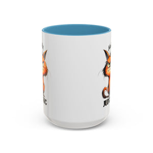 sarcasm attitude  Cat Coffee Mug - Just Judging - Perfect Gift for Cat Lovers, Pet Owners, Birthdays,  Funny Mug