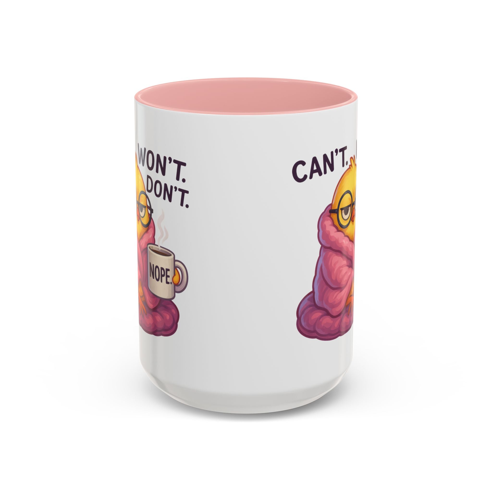 Cozy Cartoon Coffee Mug - Perfect for Lazy Days, Gifts for Friends, Cute Coffee Cups, Inspirational Morning Mug, Funny Beverage Container