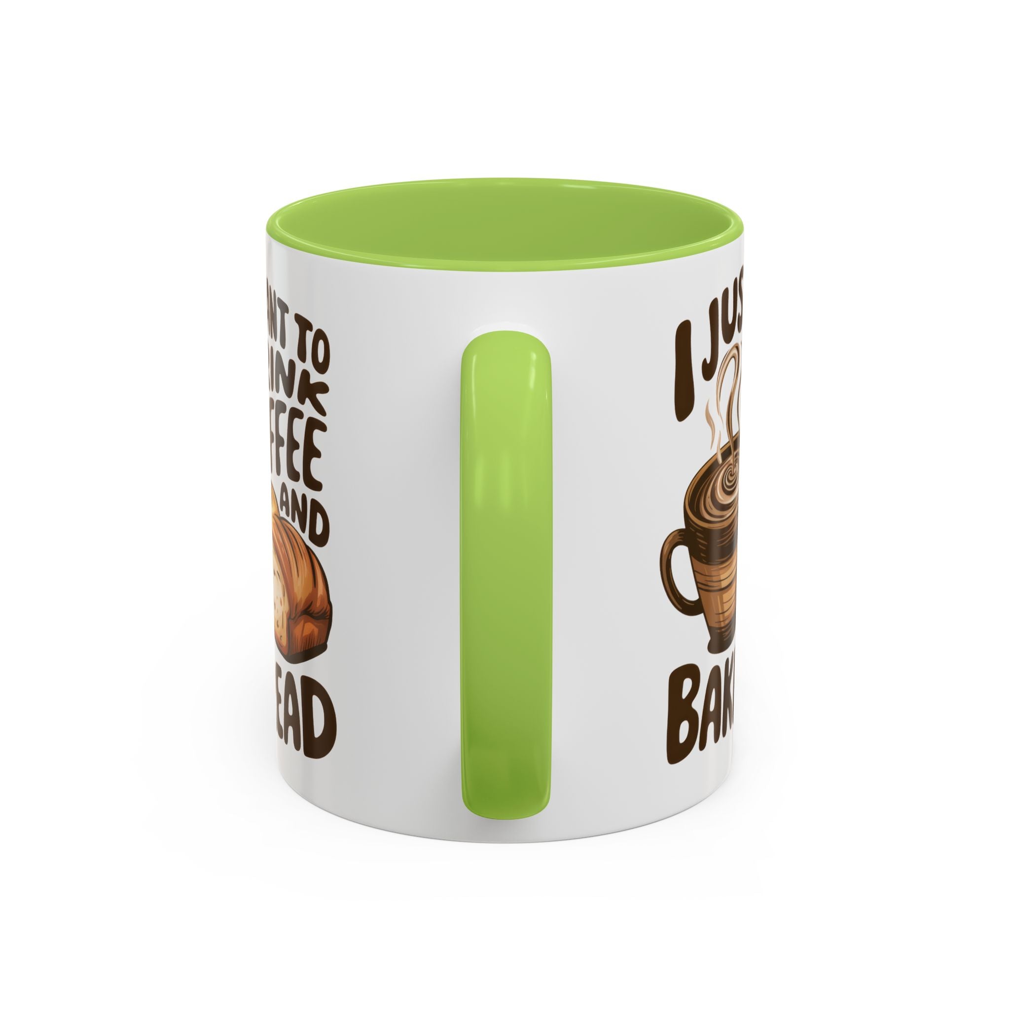 Cute Coffee & Bread Mug - Ideal for Baking Enthusiasts kitchen fun cozy