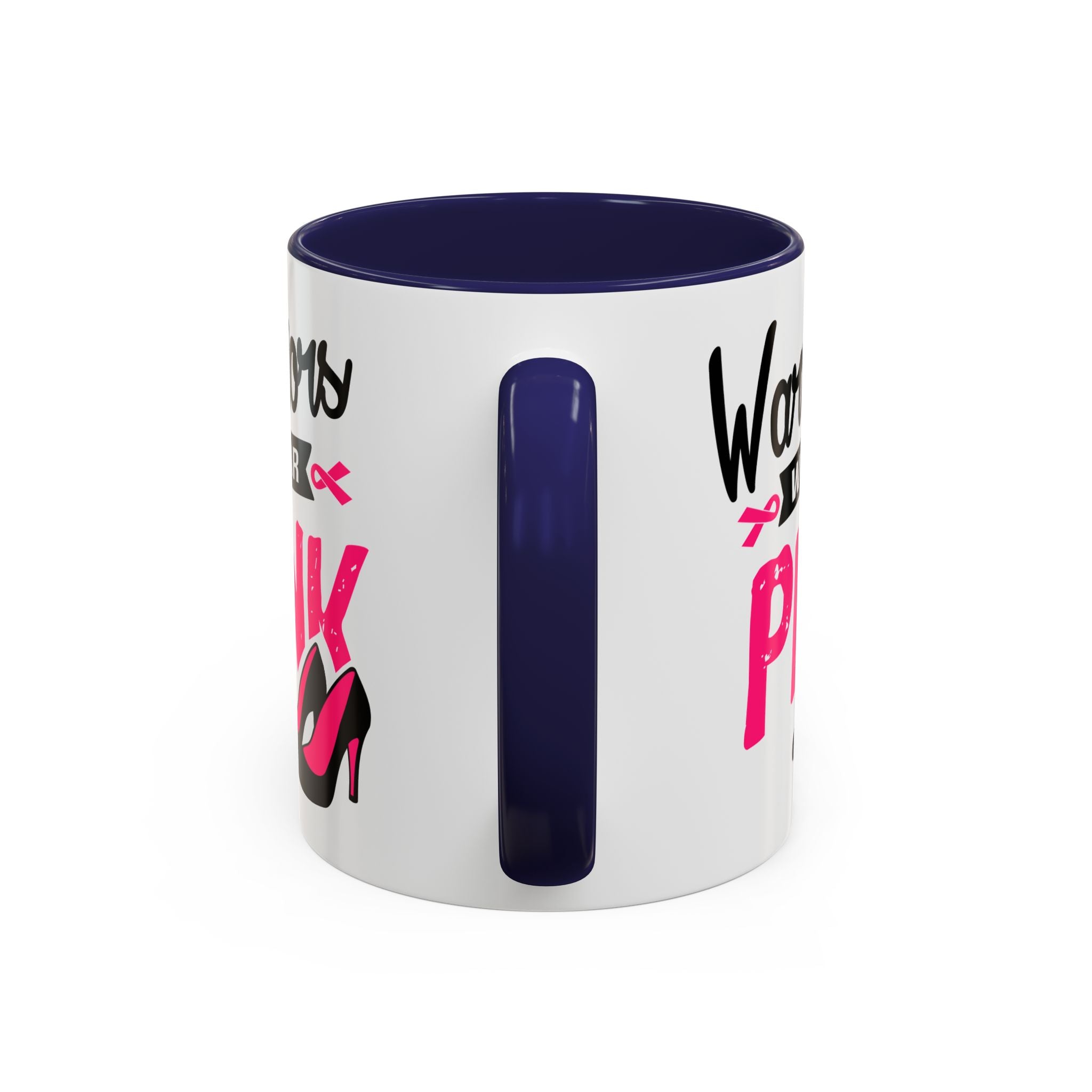Breast Cancer Awareness Coffee Mug, Inspirational Gift, Warrior Mug, Pink Ribbon Awareness, Supportive Beverage Cup