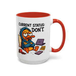 Chill Vibes Coffee Mug, Perfect for Lazy Days, Gift for Homebodies, Quirky Coffee Lover, Fun Desk Accessory, Work from Home Essentials