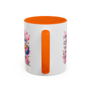 Funny attitude Travel Mug - "I Don't Just Ride the Crazy Train, I Drive It" - Colorful Bird Design