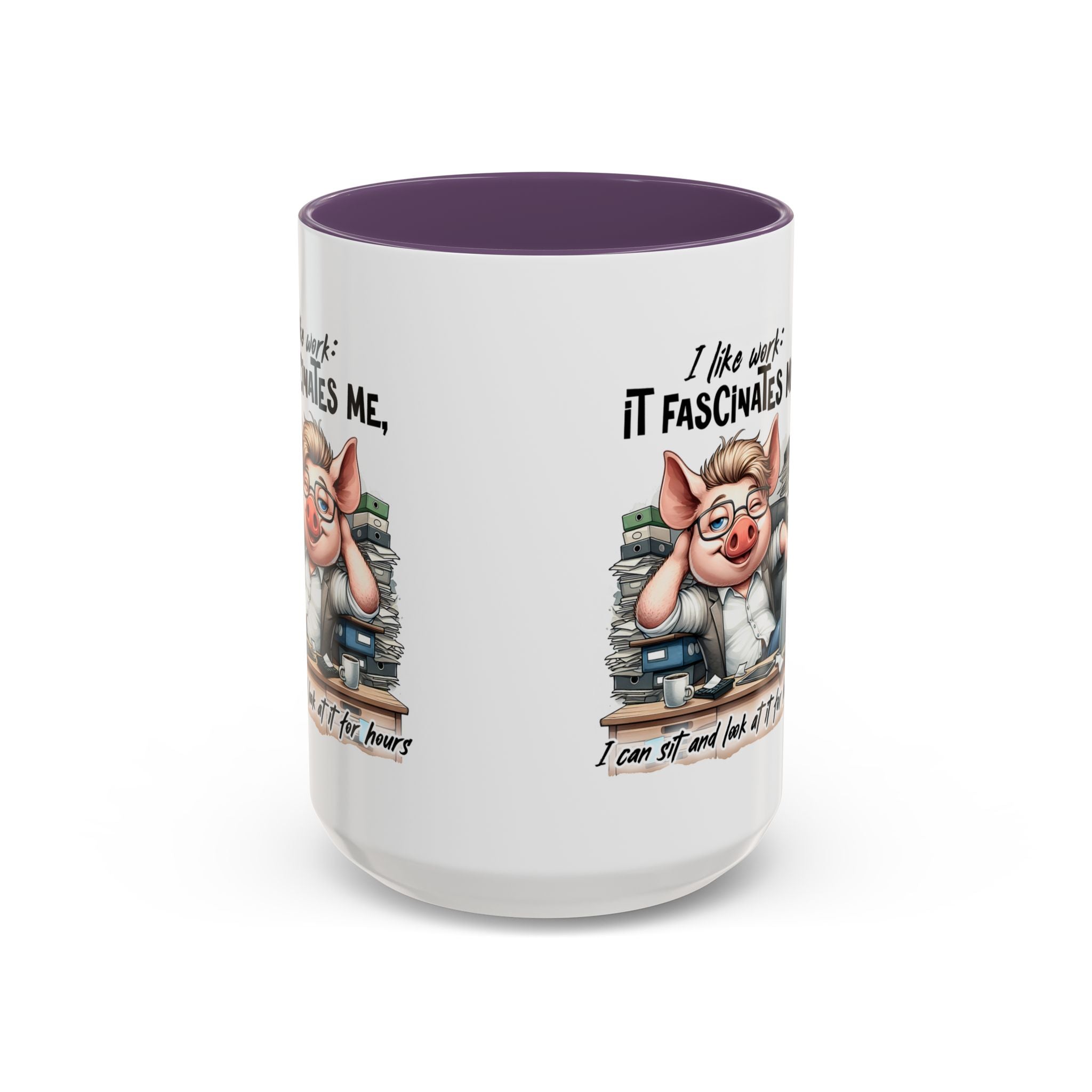 Whimsical Pig Coffee Mug, Funny Gift for Animal Lovers, Unique Office Mug, Cute Coffee Cup, Perfect for Birthdays, Holidays