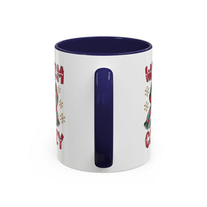 Warm & Cozy Holiday Accent Coffee Mug - Perfect for Winter Mornings, Christmas Gifts, Hot Beverage Lovers, Seasonal Decor, Cozy Vibes