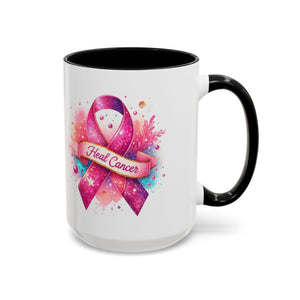 Inspirational Cancer Awareness Mug, Positive Affirmation Cup, Gift for Survivors, Supportive 11oz or 15oz Ceramic