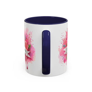 Empowering Pink Ribbon Coffee Mug - She Is Strong, Inspirational Gift for Breast Cancer Awareness, Motivational Drinkware, Supportive [...]