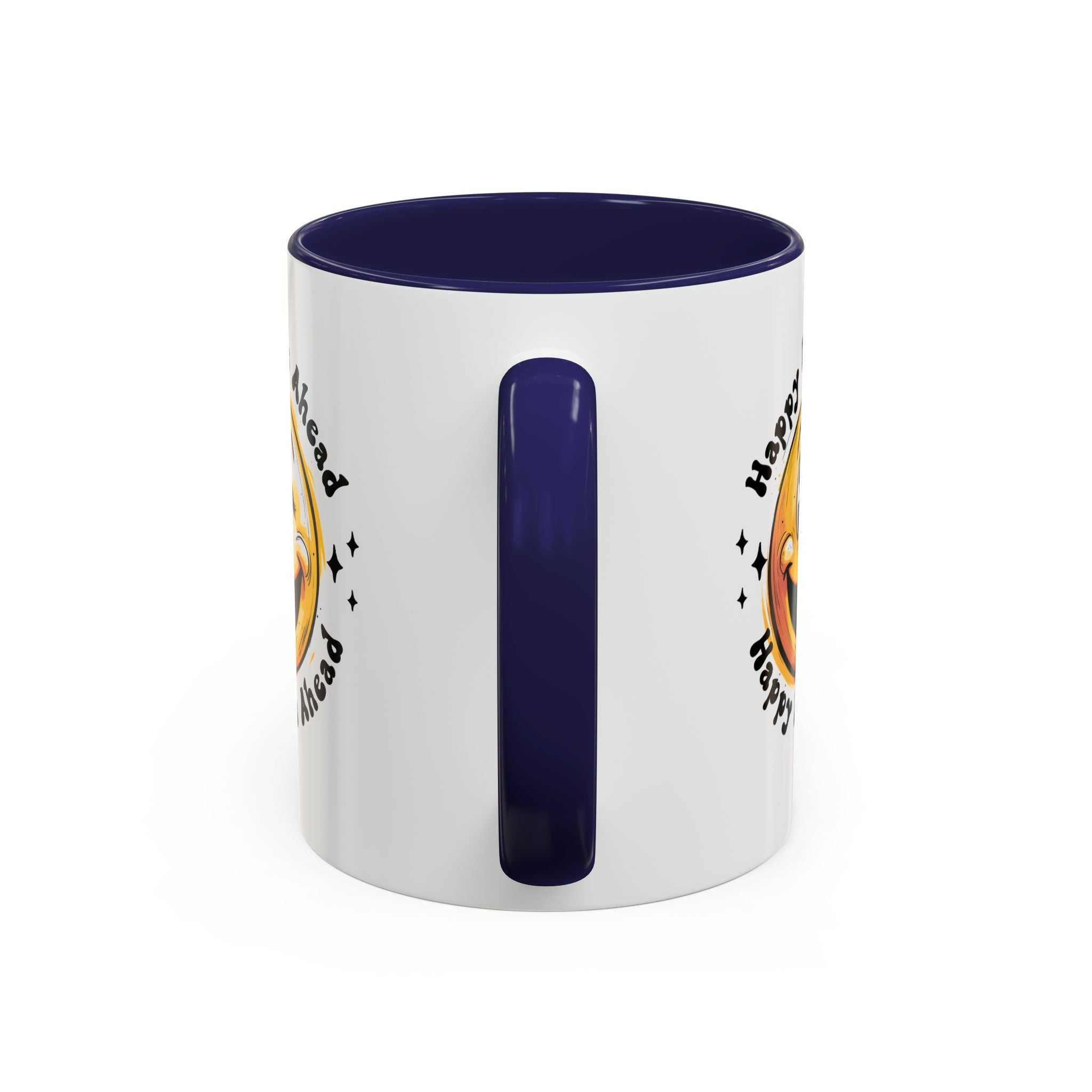 Happy Days Ahead Coffee Mug - Smiley Face Design - 11oz & 15oz