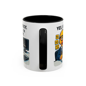 Funny Office Mug, Quirky Coffee Cup, Duck Humor Mug, Gift for Coworkers, Cute Desk Mug
