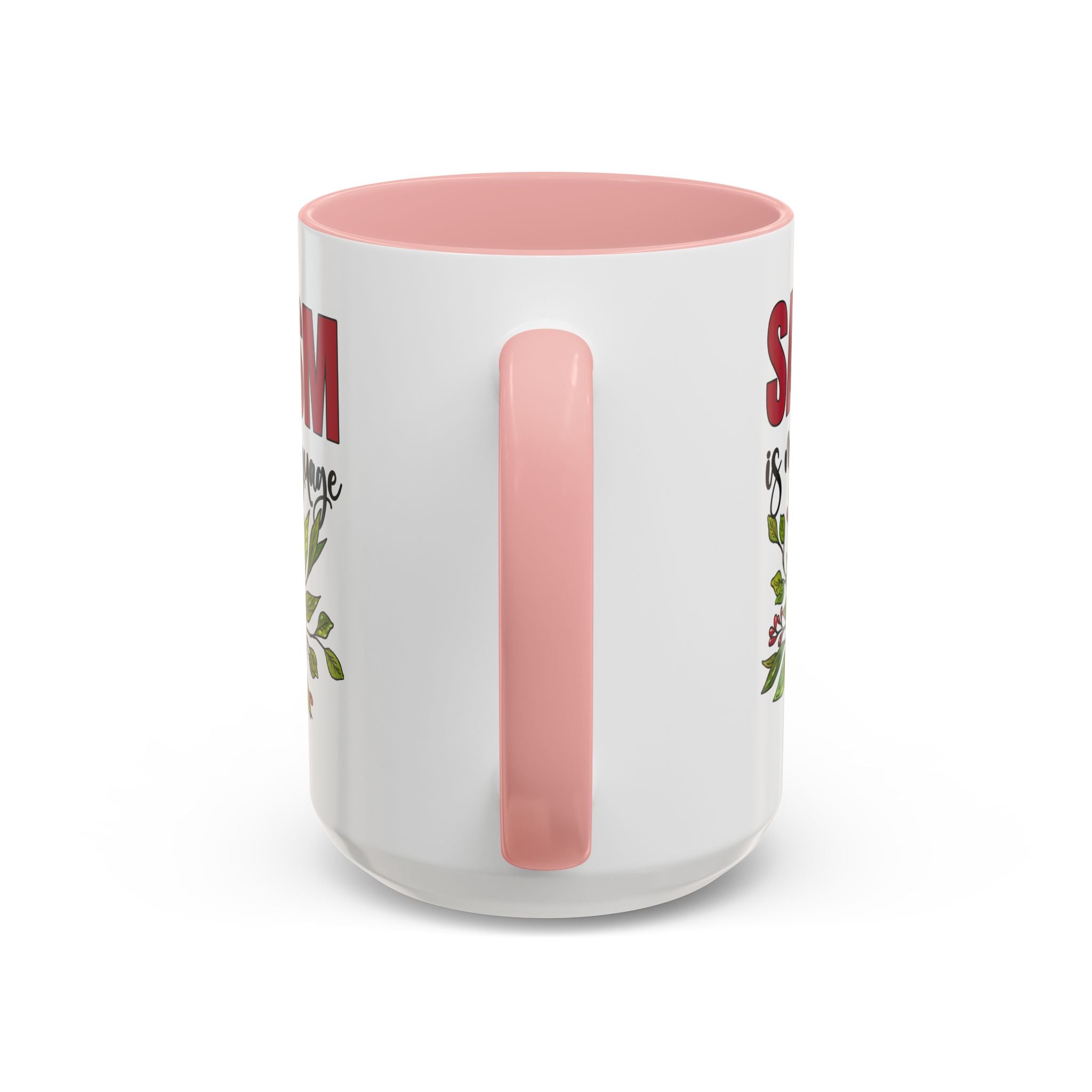 Sarcasm Floral Accent Coffee Mug - 11oz & 15oz funny
