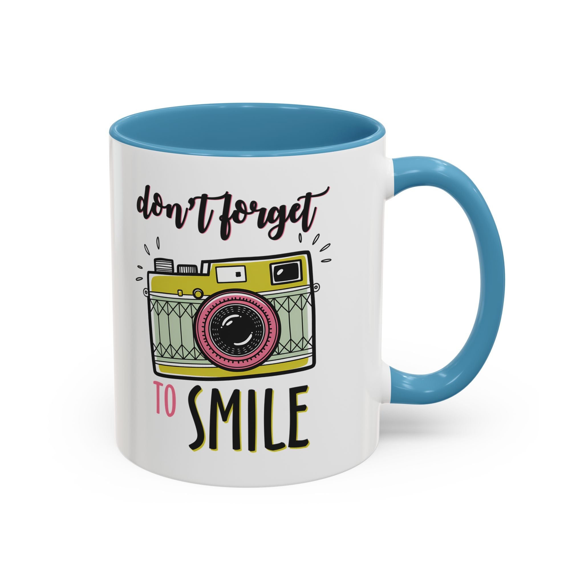 Inspirational Coffee Mug - 'Don't Forget to Smile' mental health