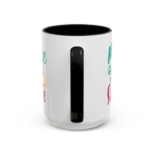 Inspirational Peace Coffee Mug - "Peace Begins with a Smile" - 11oz & 15oz