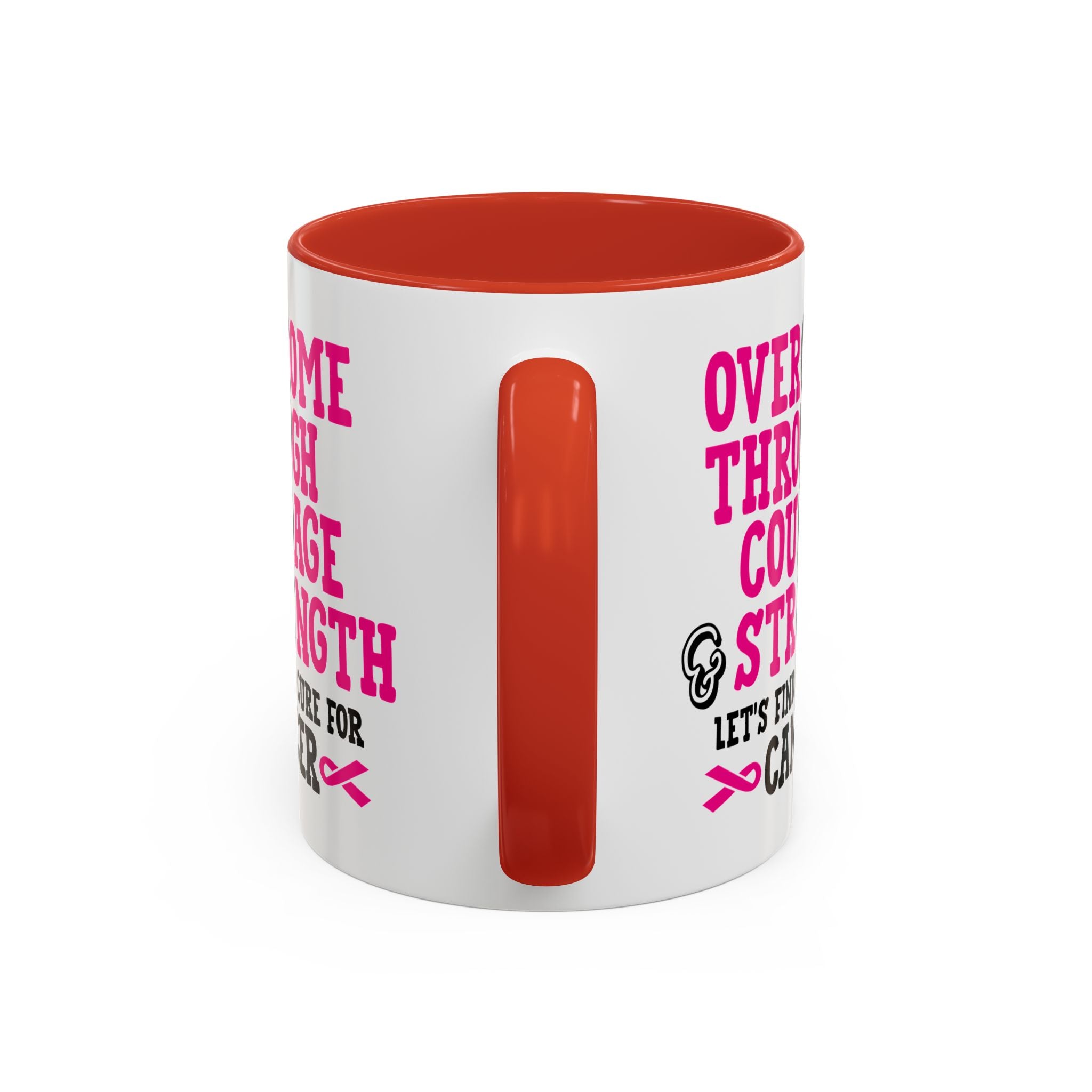 Inspirational Coffee Mug for Cancer Awareness, Gift for Supporters, Fundraising Mug for Breast Cancer, Motivational, 11oz, 15oz