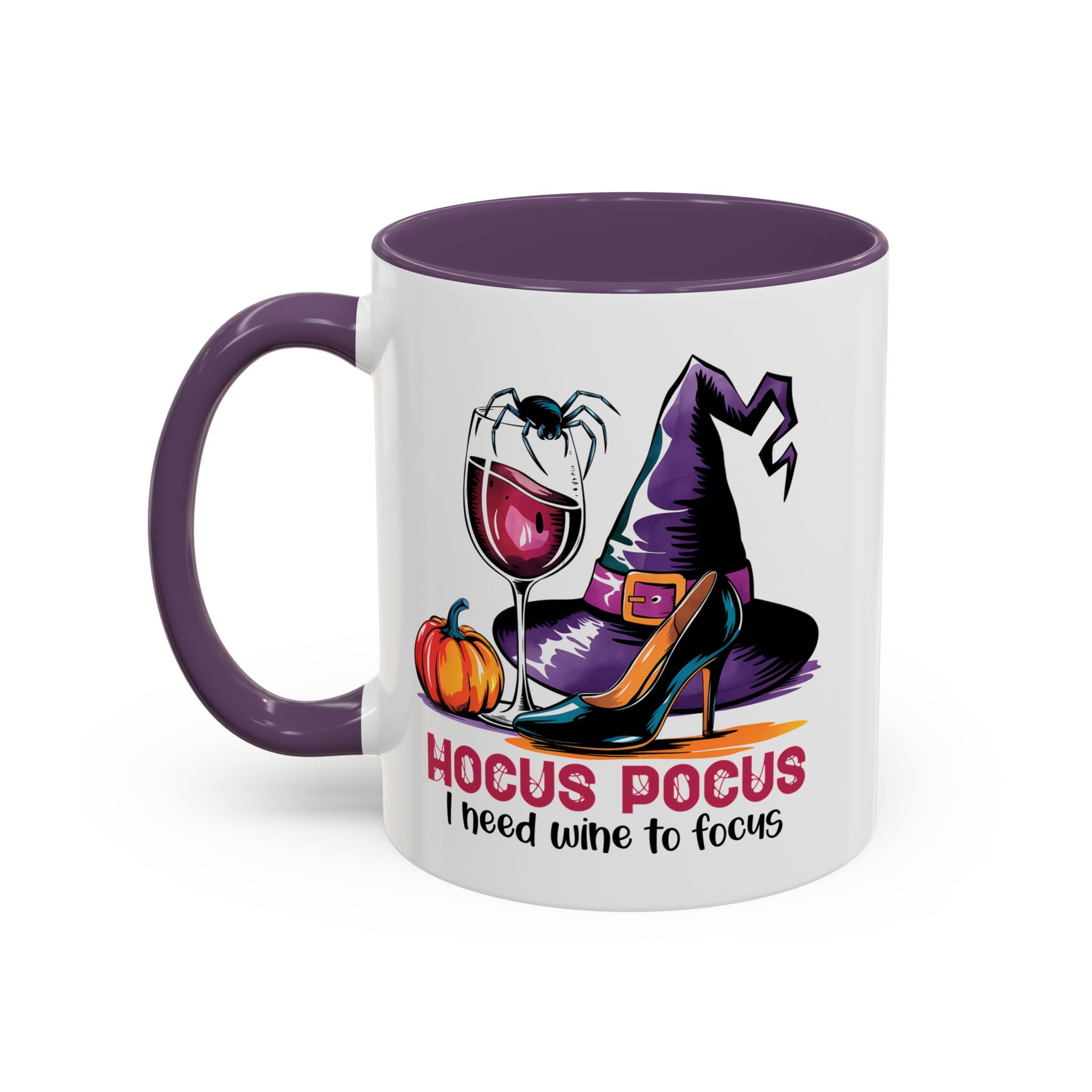 Spooky Witch Coffee Mug | Hocus Pocus Design, Unique Halloween Gift, Magic Brew Cup, Wine Lover's Mug, Cozy Autumn Decor