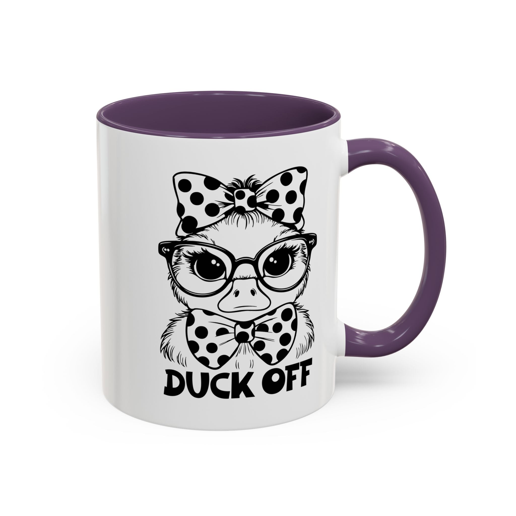 Duck off  Coffee Mug - Fun Gift for Bird Lovers, Birthday, Office Décor, Humorous Kitchenware, Unique Drinkware