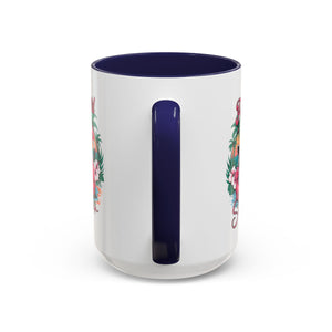 Feral Girl Summer Coffee Mug - Accent Design for Animal Lovers