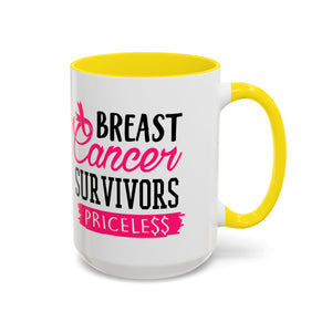Breast Cancer Survivors Coffee Mug, Inspirational Cancer Gift, Supportive Awareness Mug, Gift for Survivors, Encouraging Morning Coffee