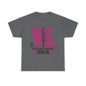 Inspirational Cancer Awareness Tee, Unisex Cotton Shirt, Supportive Tee, Gift for Survivors, Breast Cancer Awareness, Strength and [...]