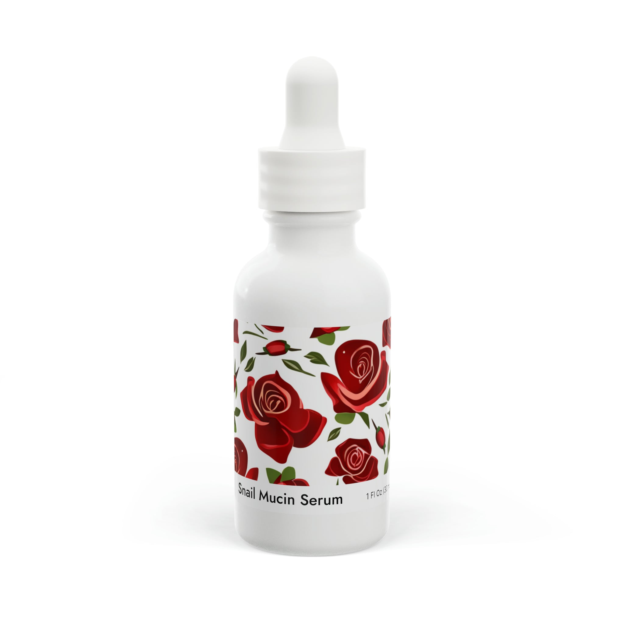 red roses Snail Mucin Facial Serum, 1oz